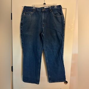 Mens Carhartt Jeans Excellent Used Condition Dark Blue  Relaxed 36 x 28